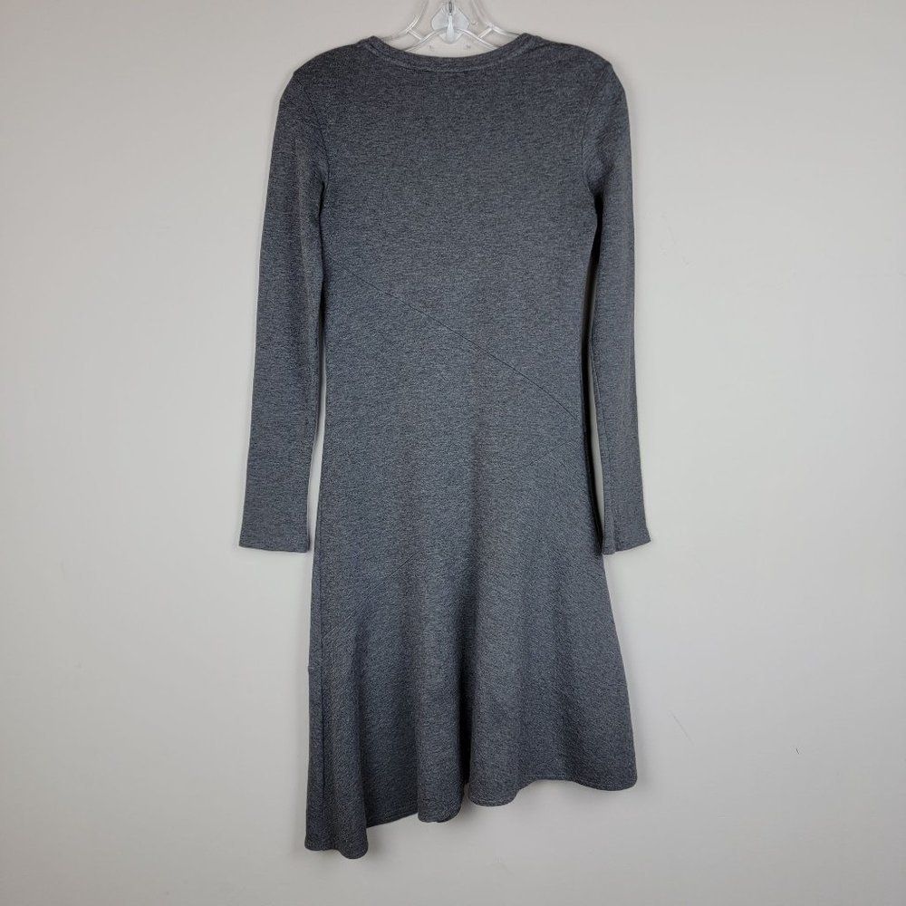 Vince Classic Basic Grey Asymmetrical Long Sleeve… - image 3